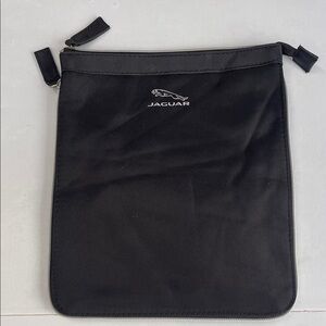 Jaguar Genuine Access Bag-Black Expandable With Zip Around Extender
